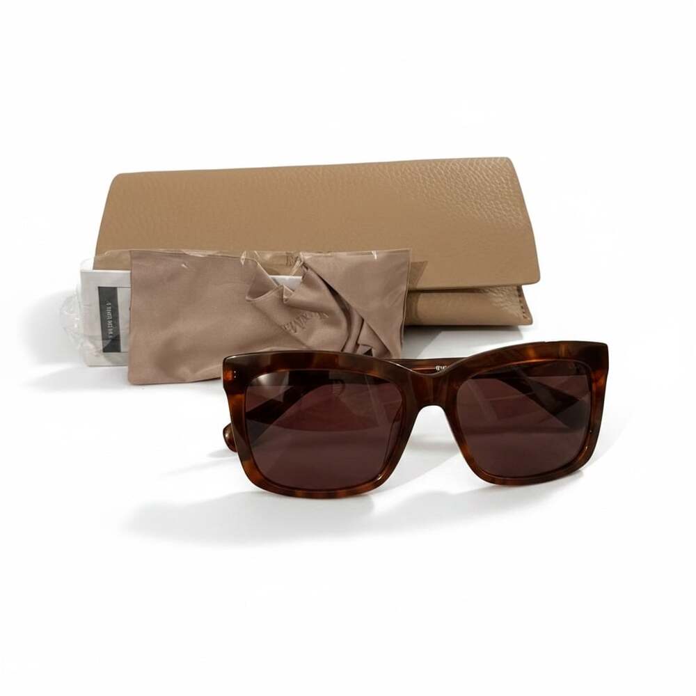 Max Mara LOGO4 MM0010 55-17 140 Tortoise Shell Sunglasses